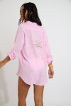 GAREL ZELENA roze lange blouse - 2