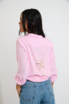 GAREL ZELENA roze lange blouse - 9