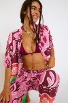Camicia corta con stampa colorata HATTIE CLEARIVER - 7