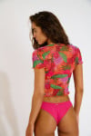 Crop top de tul colorido JAVARI ALAMEATUL