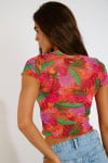 Crop top de tul colorido JAVARI ALAMEATUL