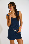 JUSCOS SEASPONGE navy terry tank top - 3
