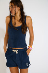 JUSCOS SEASPONGE navy terry tank top - 5