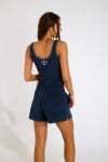 JUSCOS SEASPONGE navy terry tank top - 2