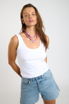 JUSCOS SEASPONGE wit terry tanktop - 3