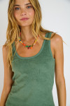 JUSCOS SEASPONGE kaki terry tanktop - 1