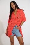 KIRIA MINORCA oranje strandtuniek - 3