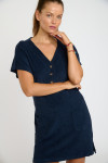 Abito in spugna blu navy LILA SEASPONGE - 1