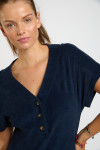 Abito in spugna blu navy LILA SEASPONGE - 4