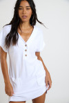 Robe en éponge blanche LILA SEASPONGE - 3