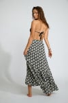 LOLLY SARONG lange zwarte rok met volant - 2