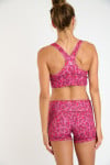 MINDS WELLTONIC roze sportshort met luipaardprint - 2