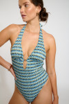 MIRAGE NEREA blue one-piece swimsuit - 1
