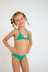 Bikini triangular verde para niña M ACACIA SANTAYA - 3