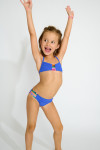Bikini bandeau azul para niña M ARLO SPRING