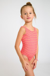 M BALOO BEACHBOP fuchsia striped one-piece swimsuit for girls