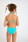 Maillot de bain 2 pièces turquoise pour fille M KLAYA SPRING