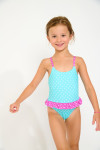 Bañador azul para niña M LEAFY SPLASHMANIA