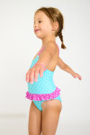 Bañador azul para niña M LEAFY SPLASHMANIA