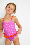 Bañador rosa para niña M LEAFY SPLASHMANIA