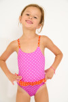 Bañador rosa para niña M LEAFY SPLASHMANIA