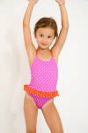 Bañador rosa para niña M LEAFY SPLASHMANIA