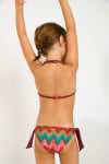 M ODESSA NALIKA zigzagprint bikini voor meisjes