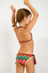 M ODESSA NALIKA zigzagprint bikini voor meisjes