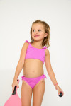 M PEANUTS SPARKLESUN fuchsia two-piece swimsuit for girls