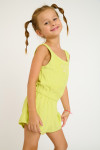 M SURI SEASPONGE yellow terry romper for girls
