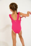 M TUNES SANTAYA raspberry one-piece swimsuit for girls