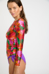 OOHLA ALAMEA & MIKTA COLORSUN orange two-piece swimsuit