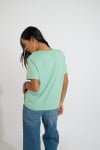 T-shirt oversize azzurro con stampa PARAJA BAYLIFE - 2