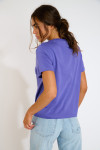 T-shirt ample violet avec imprimé PARAJA BAYLIFE