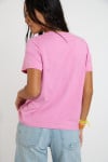 Camiseta amplia rosa con estampado PARAJA BAYLIFE