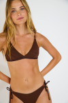 Maillot de bain 2 pièce marron PASSO & SOGA DAKOTA - 4