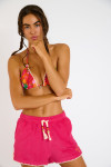 RILEY PALMSPONGE pink terry cloth shorts