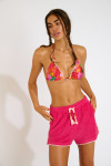 RILEY PALMSPONGE pink terry cloth shorts