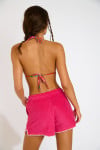 RILEY PALMSPONGE pink terry cloth shorts