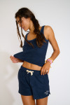 RILEY SEASPONGE navy terry cloth shorts - 4