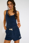 RILEY SEASPONGE navy terry cloth shorts - 5