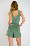 RILEY SEASPONGE kaki badstof shorts - 2