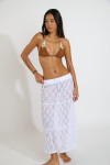 Gonna lunga da spiaggia bianca VARELA CALIOPE - 6