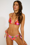 Maillot de bain 2 pièces orange YERO & DIMKA ALAMEA