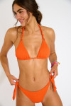 Maillot de bain 2 pièces orange YERO & DASIA SANTAYA