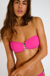 ZINO & ONYTA SPRING pink bandeau 2-piece swimsuit
