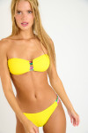 ZINO & ONYTA SPRING yellow bandeau 2-piece swimsuit