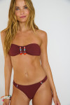 ZINO & RENA TOTEM brown bandeau 2-piece swimsuit - 5