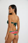 Bikini bandeau verde ZINO TOTEM & TUPA NALIKA