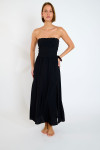 Robe bustier noire ZYRAH PERLINA